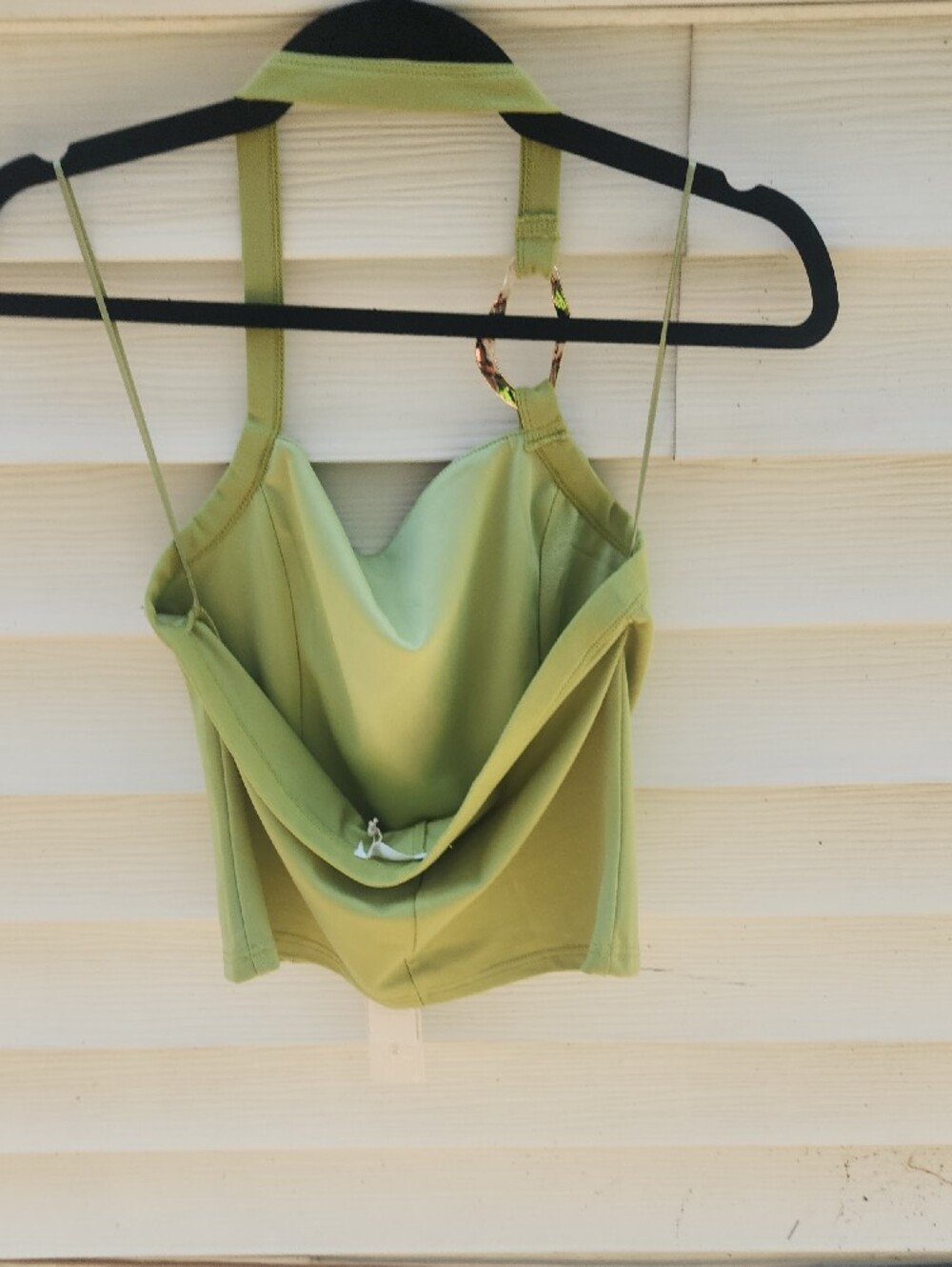 Altered State Jessamine Lime Green Hardware Halter Top Size Medium - Picture 7 of 13